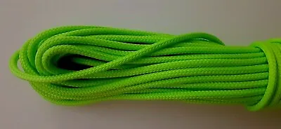 5/16 X 100 Ft. Double Braid-Yacht Braid Polyester Rope. Lime • $50