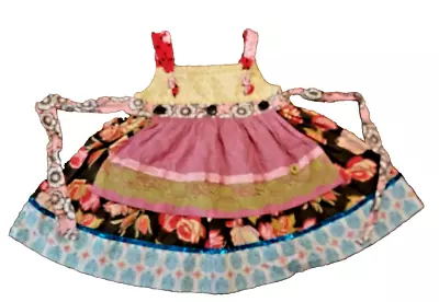 Matilda Jane Serendipity 'Perfect Day' Apron Knot Dress Size 2 • $15
