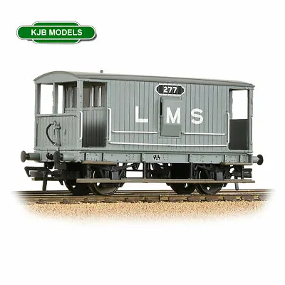 BNIB OO Gauge Bachmann 38-552B Midland Railway 20T Brake Van With Duckets LMS Gr • £36.95