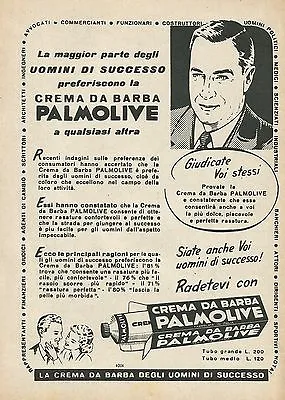 W0325 Cream Shaving Razor Palmolive - Advertising 1953 • $8.97