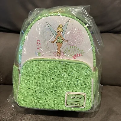 £120.72 • Buy Loungefly Disney Tinkerbell Sequin Mini Backpack - Exclusive 