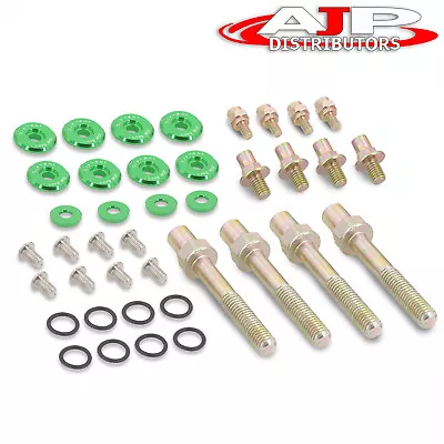 Aluminum Low Profile Motor Valve Cover Bolt Kit Gren For B16A2 B16A3 B18C1 B18C5 • $19.99