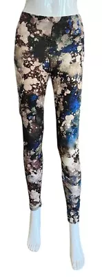 Bryn Walker $130 Galaxy Print Knit Jersey Pull-On Basic Leggings Size XXS (0-4) • £38.54