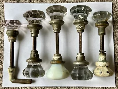 Antique/Vintage Salvaged Lot Of 5 Doorknob Sets • $40