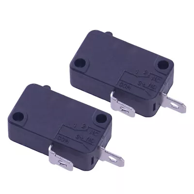 2Pcs KW7-0 16A 125V 1NO 2Pin Microswitches Air Fryer Microwave Oven Micro Switch • £3.92