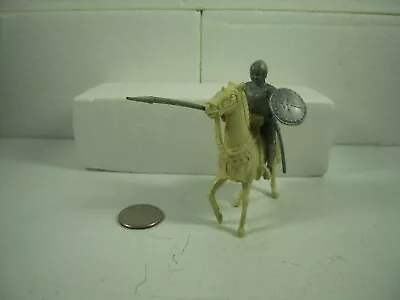 MARX Vintage 60mm Robin Hood Playset Knight Figure & Lance Charging On A Steed • $24