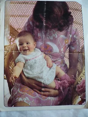 £1.70 • Buy Knitting/Crochet Vintage Patterns Baby Dress Robe Bootees Cutting Magazine Pages