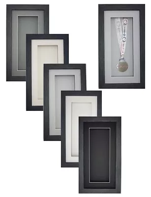 3D 10 X 5  Dark Grey Picture Photo Box Frame Medal Scrabble Memorabilia Display  • £13.99