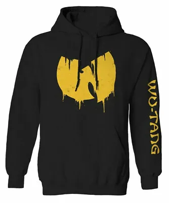 £44.95 • Buy Official Wu Tang Clan Sliding Logo Overhead Black Hoodie Wu Tang Clan Hoodie