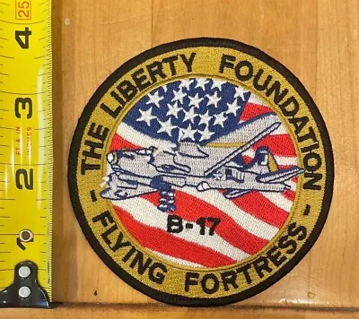 B-17 Flying Fortress Patriotic Patch The Liberty Foundation • $6.50