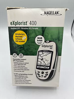 Magellan EXplorist 400 Handheld GPS Receiver Bundle OPEN BOX • $59.99