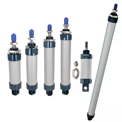 MAL 25/32/40mm Bore Aluminum Alloy Pneumatic Mini Air Cylinder Double Acting Lot • $21.43