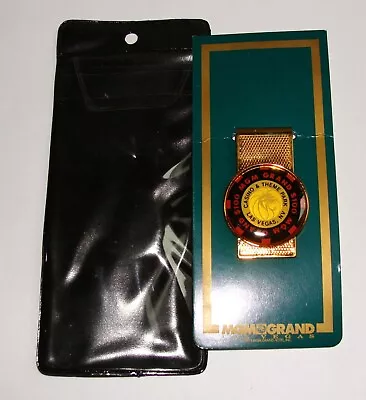 Vtg 1990's $100 Gambling Replica Chip Mgm Grand Hotel Casino Money Clip Niop • $9.99