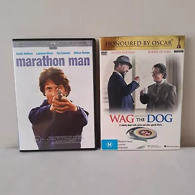 Marathon Man & Wag The Dog Dvd 2 X Dustin Hoffman Action Drama Region 4 LLM3 • $14.95