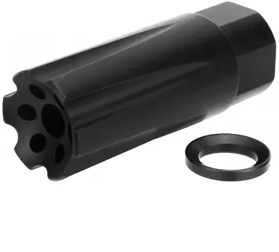 Linear Comp Compensator Muzzle Brake 1/2x28 For 5.56 .223 USA Made Steel +Washer • $28.88