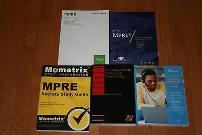 Lot Of 5 Books MPRE Introduction To Professional Responsibility Crystal Mometrix • $18.99