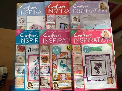 Crafters Inspiration Magazines Job Lot Issues 14-18 25 • £2.99