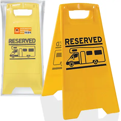 Xtremeauto Motorhome / Camper Pitch Reserved Sign A Board Sign Keep Pitch Safe • £9.90