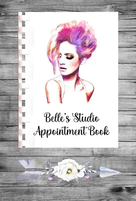 £9.75 • Buy Personalised A4 Appointment Book/Diary - Beauty - Makeup - Hair - BP16