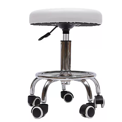 Hydraulic Rolling Stool Work Shop Seat Chair Adjustable Roll Swivel Tool Garage • $36