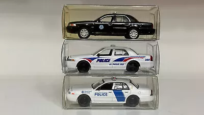 Greenlight Hot Pursuit 1/64 Ford Crown Victoria Police Interceptor 3 Cars Lot G • $9.99