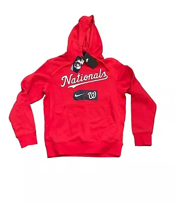 NWT NEW Washington Nationals Nike Men's Pullover Hoodie Sweatshirt Small • $54.95