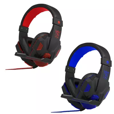 $22.98 • Buy 3.5mm Gaming Headset Headphones With MIC For PC Laptop Gaming Listening Music