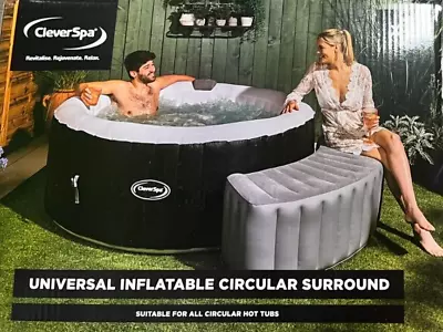 (QTY 1) CleverSpa Inflatable Spa Circular Surround Hot Tub STEP SPA TABLE ONLY • $130.79