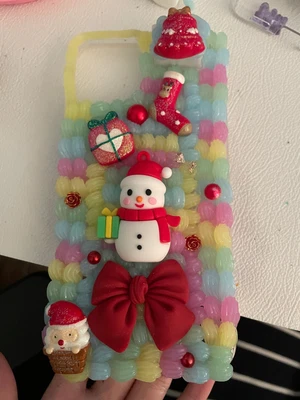$55 • Buy Light Christmas Kawaii Snow Man Decoden Case With Light Up