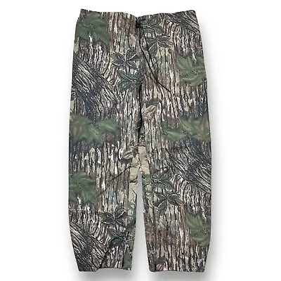 VTG Real Tree Camo Gore Tex Pants Men’s Size XL 10X Workwear Waterproof Hunting • $34.99