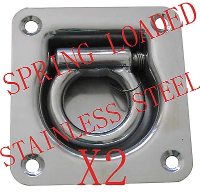 $34 • Buy D Ring Lashing Ring Recessed Tie Down Point Anchor  Truck Trailer Ute