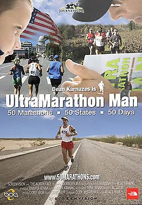 UltraMarathon Man: 50 Marathons - 50 States - 50 Days (DVD 2009) *DISC ONLY* • $4