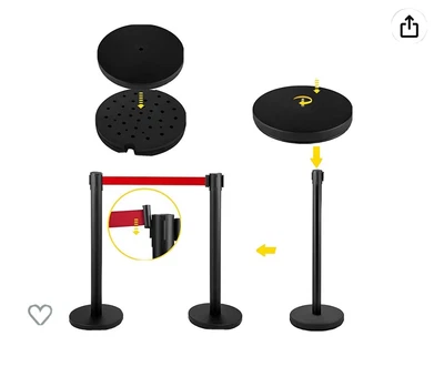 £35 • Buy Crowd Control Barrier Retractable Belt Posts Queue Management X 4 Posts