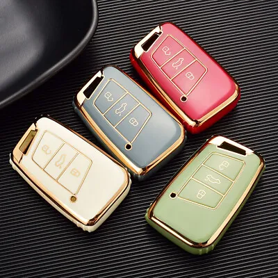 TPU Car Remote Key Case Full Cover Fob Holder Shell For VW PASSAT B8 Jetta Atlas • $4.59