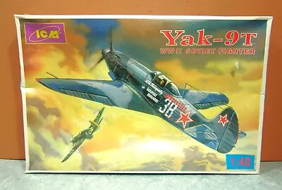 1/48 Icm Yak-9t Wwii Soviet Fighter Model Kit # 48012 • $27