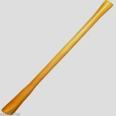 Heavy Duty Pick Mattock Axe Wood Handle Shaft Smooth Finish Hardwood 90cm 36in • £10.55