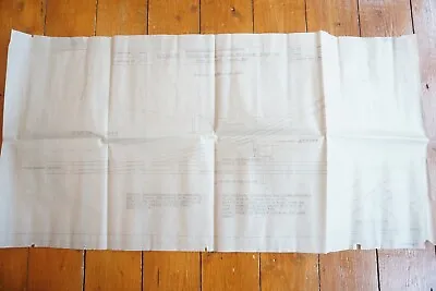 1949 Keadby New Signal Box Railway Signalling Plan Diagram Map • £15.99