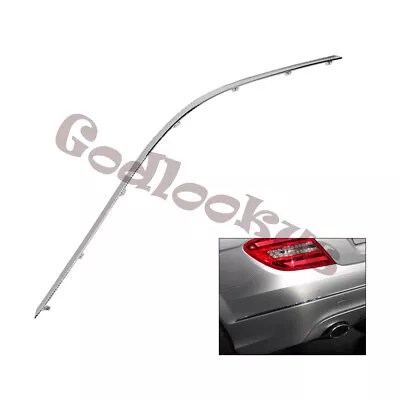 Chrome Rear Left Bumper Moulding Trim For Mercedes C-Class C300 C250 2012-2014 • $24.06