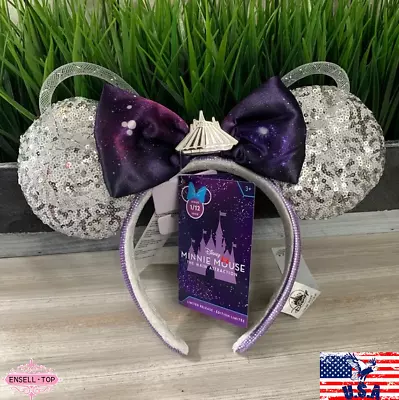 Headband Disney Parks 2023 Space Mountain Ears Purple Shanghai Minnie Mouse • $17.49