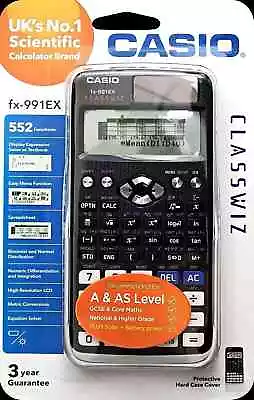 Casio Fx-991ex Classwiz Advanced Engineering Scientific Calculator-552 Functions • £35.99