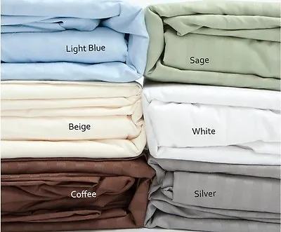 Fine 400 Thread Count 100% Cotton Sateen Bed Sheet Dobby Stripe • $29.99