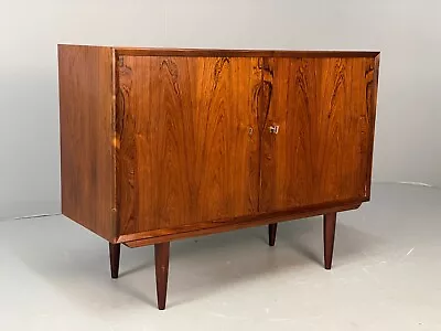 EB5969 Vintage Danish Rosewood Small Sideboard Retro Mid Century MWOO • £525