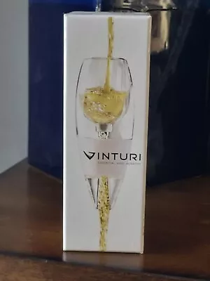 VINTURI WHITE WINE ESSENTIAL AERATOR With No Drip Stand And Travel Pouch • $23