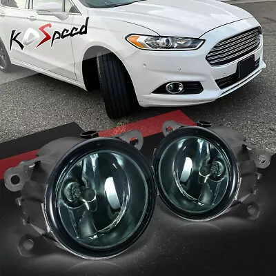 Smoked Lens Front Bumper Fog Light Foglamps For 06-21 Ford Mustang/Focus/Fiesta • $40.83