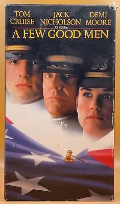 A Few Good Men VHS 1993 Jack Nicholson Tom Cruise **Buy 2 Get 1 Free** • $2.29