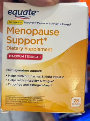 Equate Menopause Support Dietary Supplement - 30 Capsules 3/25exp • $4.44