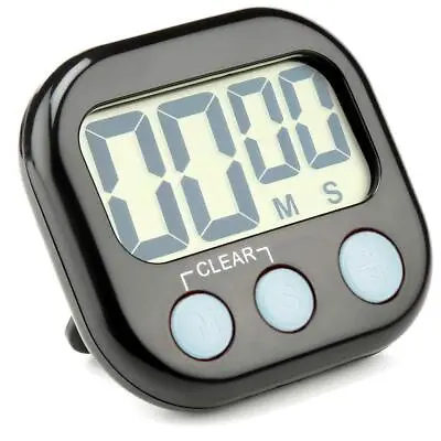 £3.99 • Buy Magnetic Kitchen Cooking Timer Clock – Digital Visual Timer – Bright LCD Display