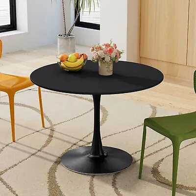 42.12  Modern Round Dining Table With  Round MDF Table Top And Metal Base • $279.99