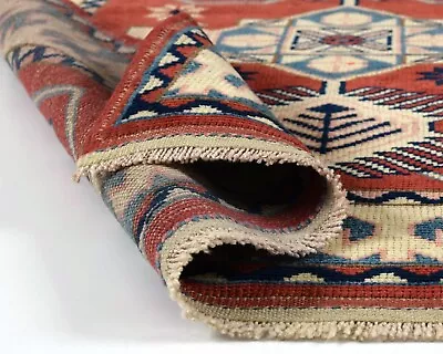 Vintage Turkish Boho Bohemien Moroccan Tribal Southwestern Runner 3x5 Rug Carpet • £153.65