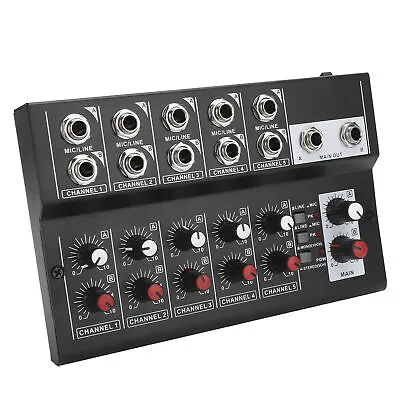 100‑240V Portable 10‑Channel Stereo Sound Mixer Karaoke Microphone Amp GHB • £34.93